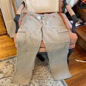 Carhartt B260 Original Dungaree Fit Work Pants Men’s 32x34 Tan Khaki